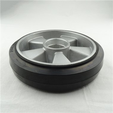 パレットトラック用の200x50mmラバーアルミホイール